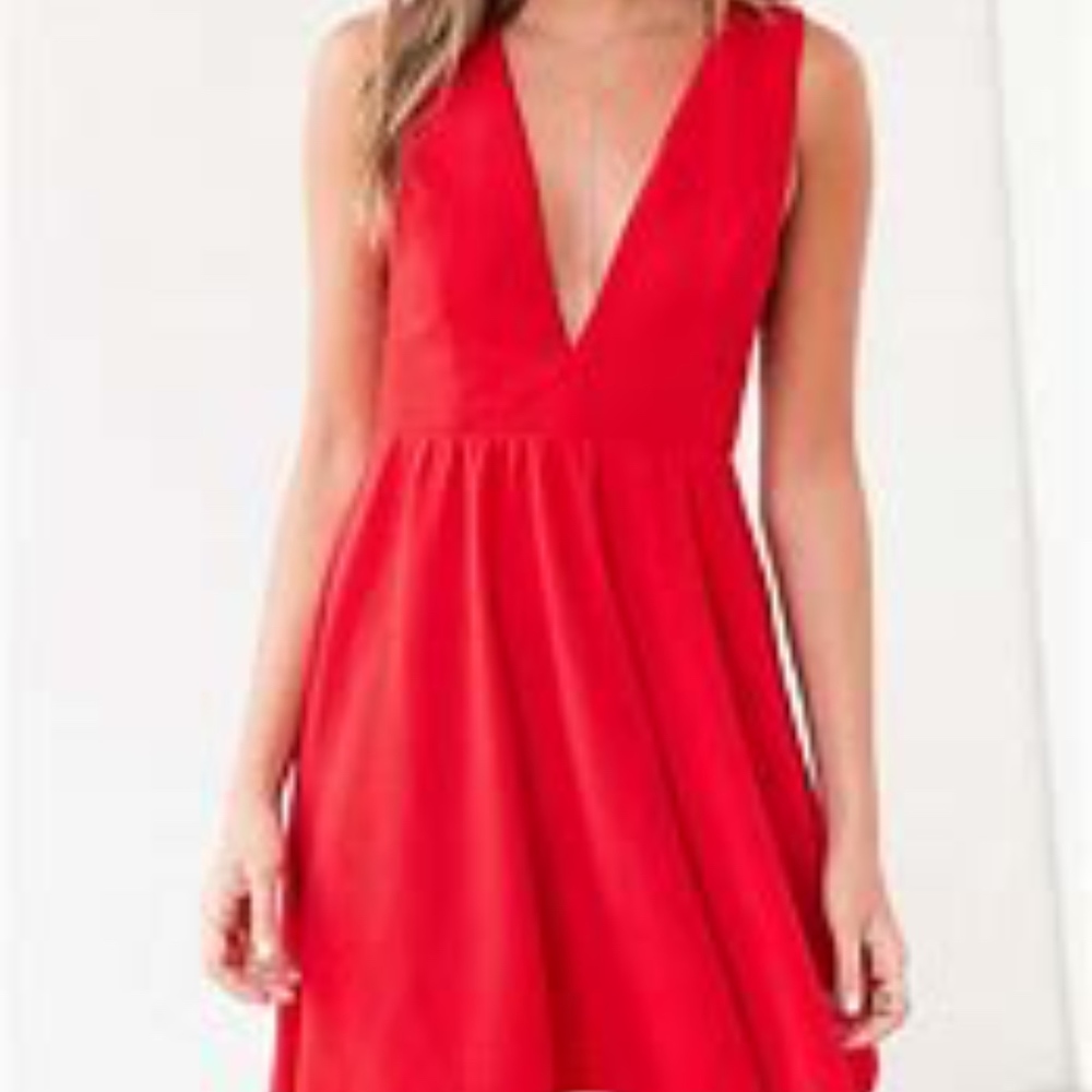 Urban Outfitters Deep V Neck Dress